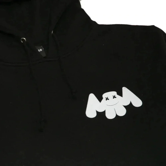 Official Marshmello Hoodie Sweatpants Set Unisex Large Black Mellogang DJ Merch - Picture 3 of 9